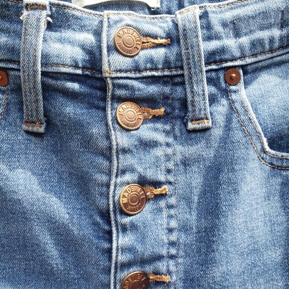 Madewell 10" High-Rise Skinny Jeans with Button-Front - Picture 4 of 8
